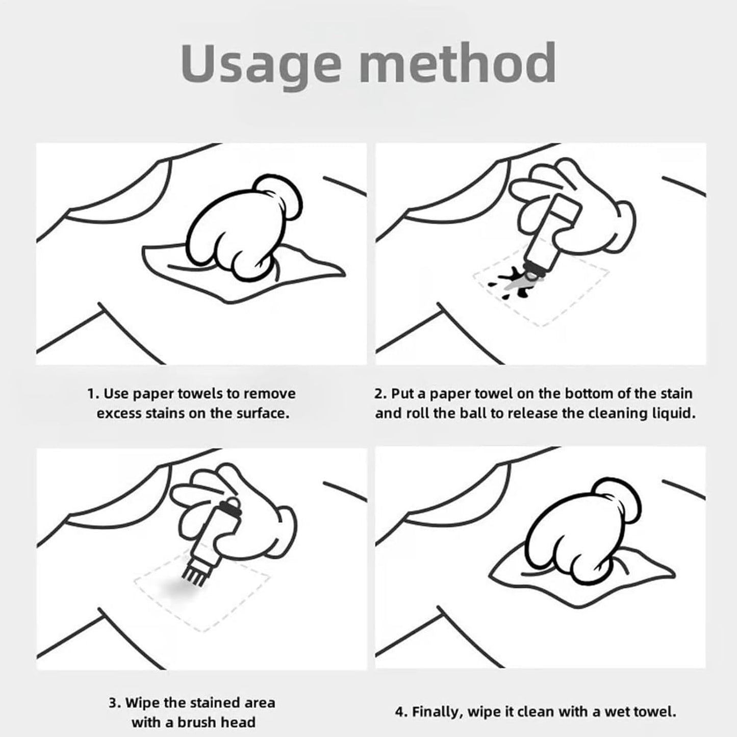 Bolígrafo Quitamanchas Desechable